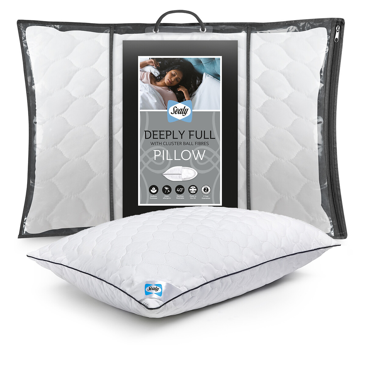 Deeply Full Pillow white, SEALY
