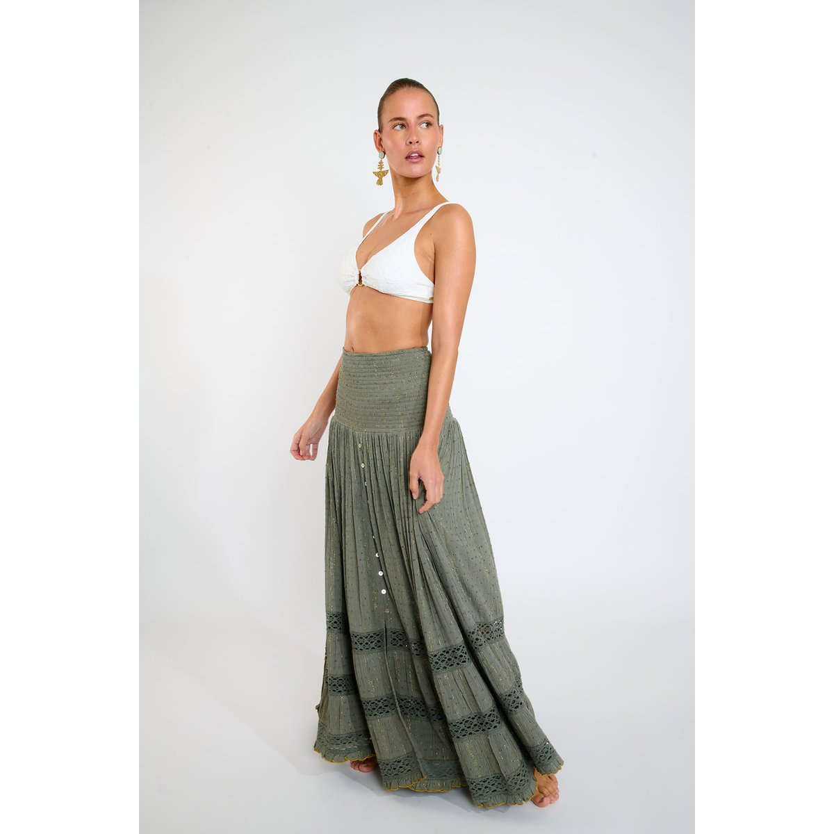 Robe Ethel - SEALOVE kaki, BANANA MOON