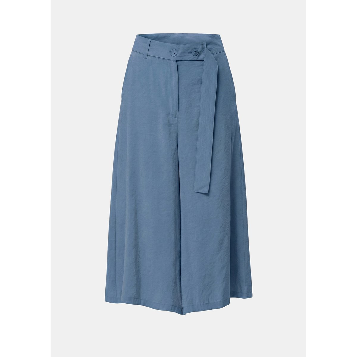 Pantalon large en modal gaufré denim, HUMILITY