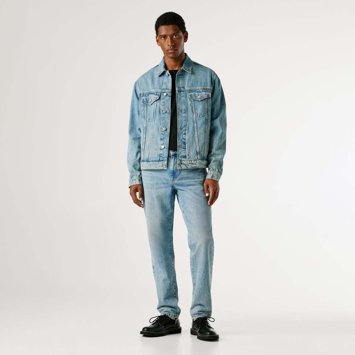 Veste Coupe Regular En Denim bleu clair vintage, PEPE JEANS