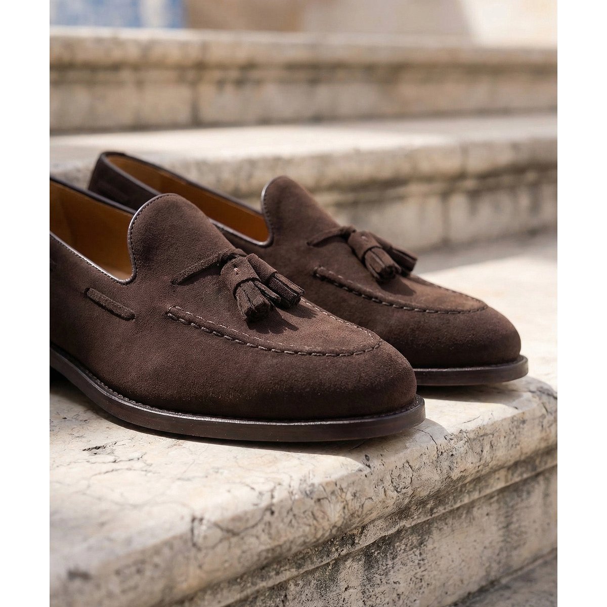 Mocassin velours OLDEN marron, FINSBURY