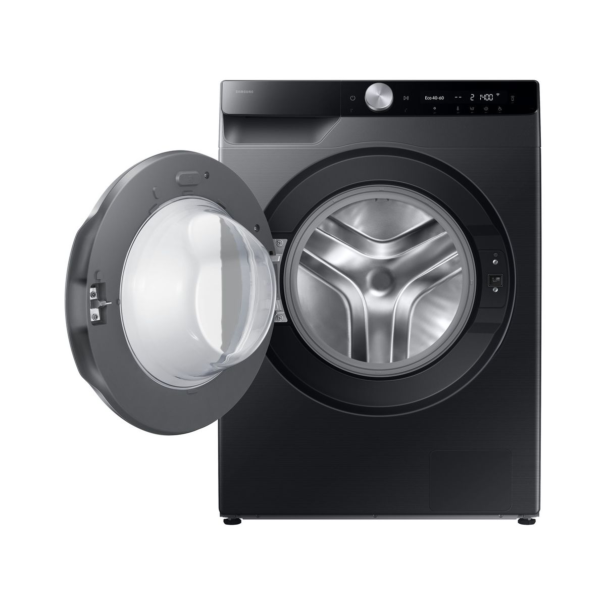Lave linge hublot WW10FG6U94LB - 10 kg - 1400 tr/min - Classe A - Moteur induction - Autodosage - Connecté Wifi - Noir couleur unique, SAMSUNG