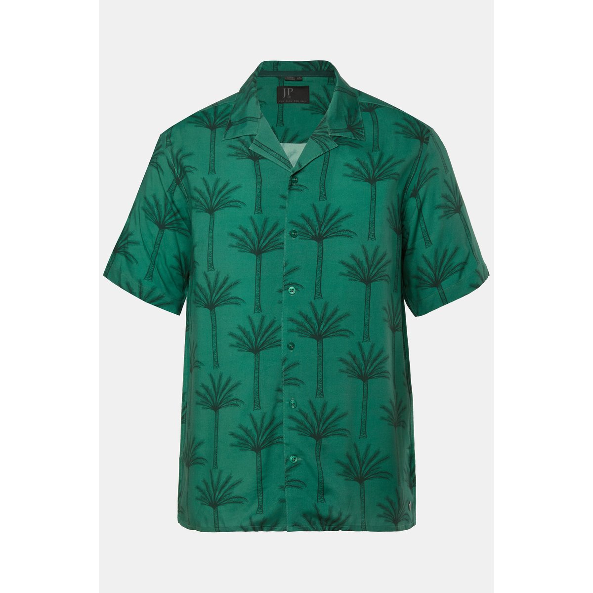 Chemise dans un imprimé all-over vert moyen, JP1880