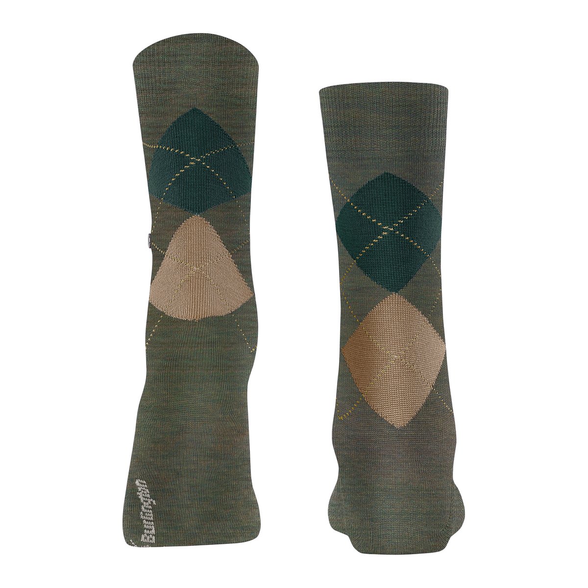 Chaussettes Melange Marylebone Opaque manganese blue (7923), BURLINGTON