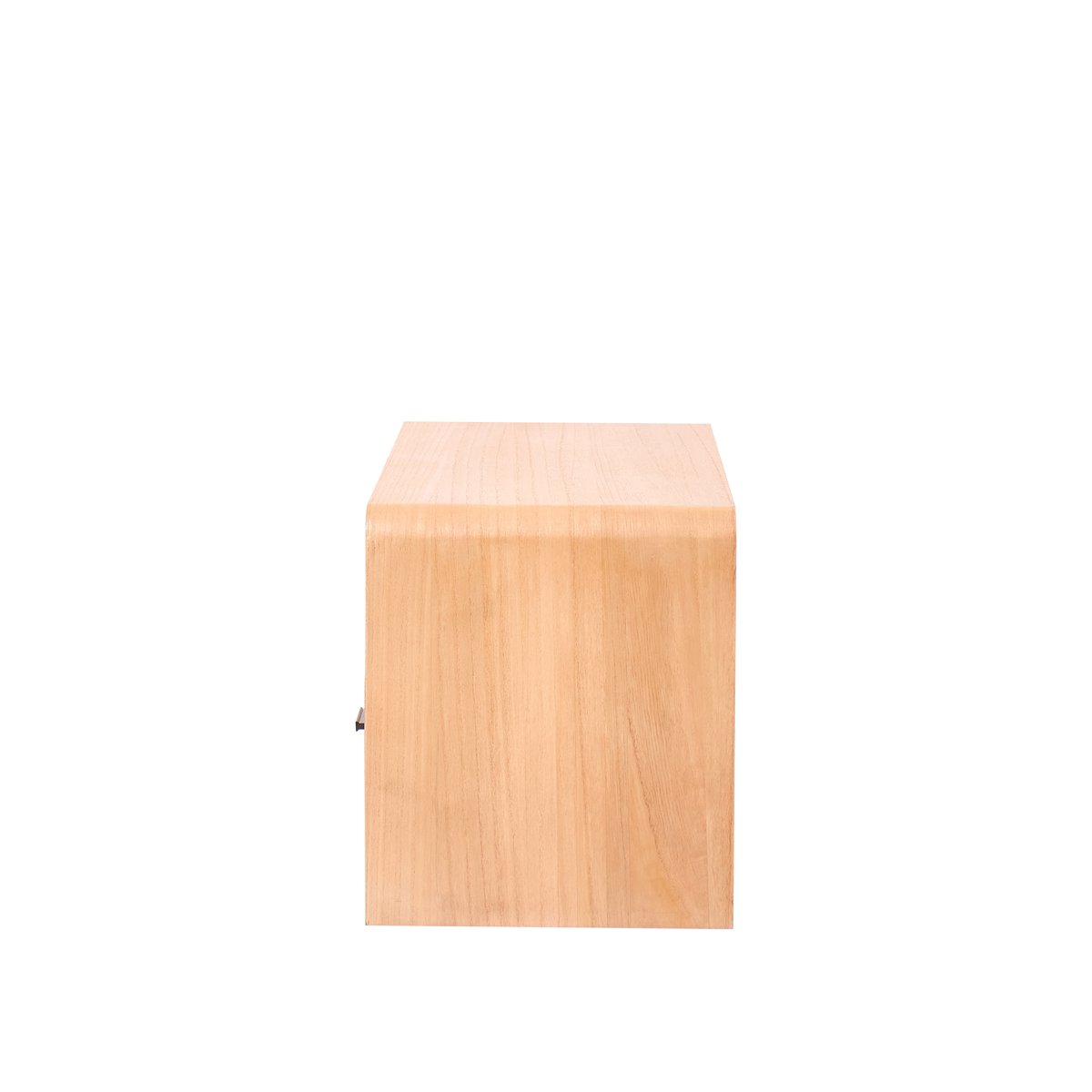 Meuble TV avec 2 tiroirs, bois, BASTAD bois naturel, NORDLYS
