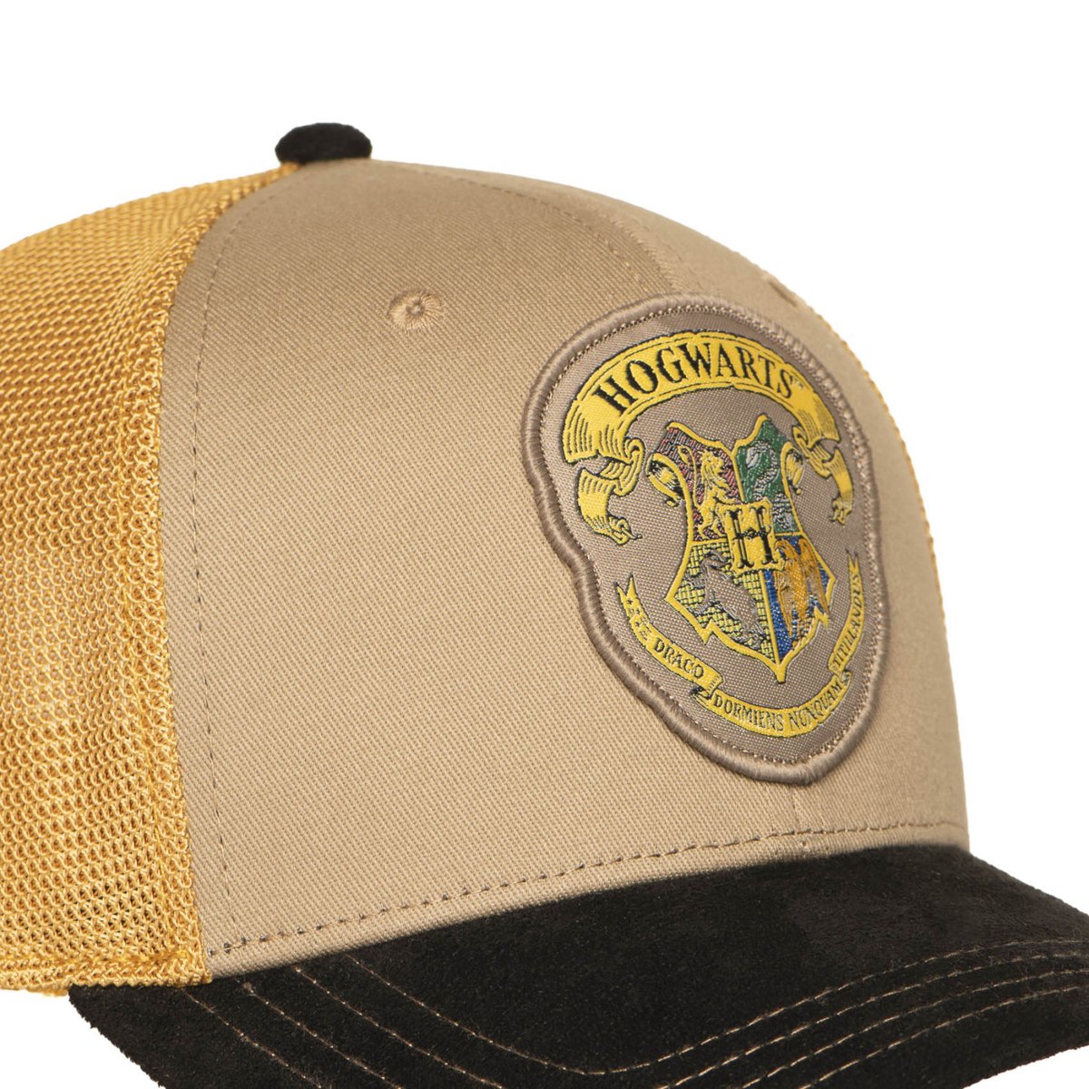 Casquette trucker Harry Potter beige/noir, CAPSLAB