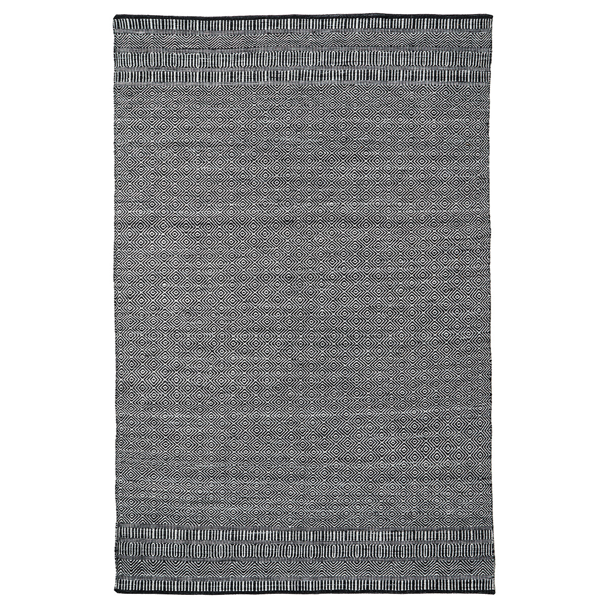 Inca Design Indoor/Outdoor Rug black/white, SO'HOME