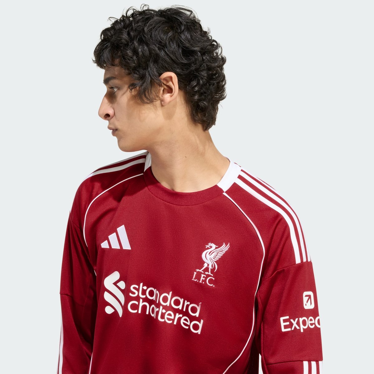 Maillot Manches Longues Domicile Liverpool Fc 25/26 Maillot Manches Longues Domicile Liverpool Fc 25/26 strawberry red, adidas Performance