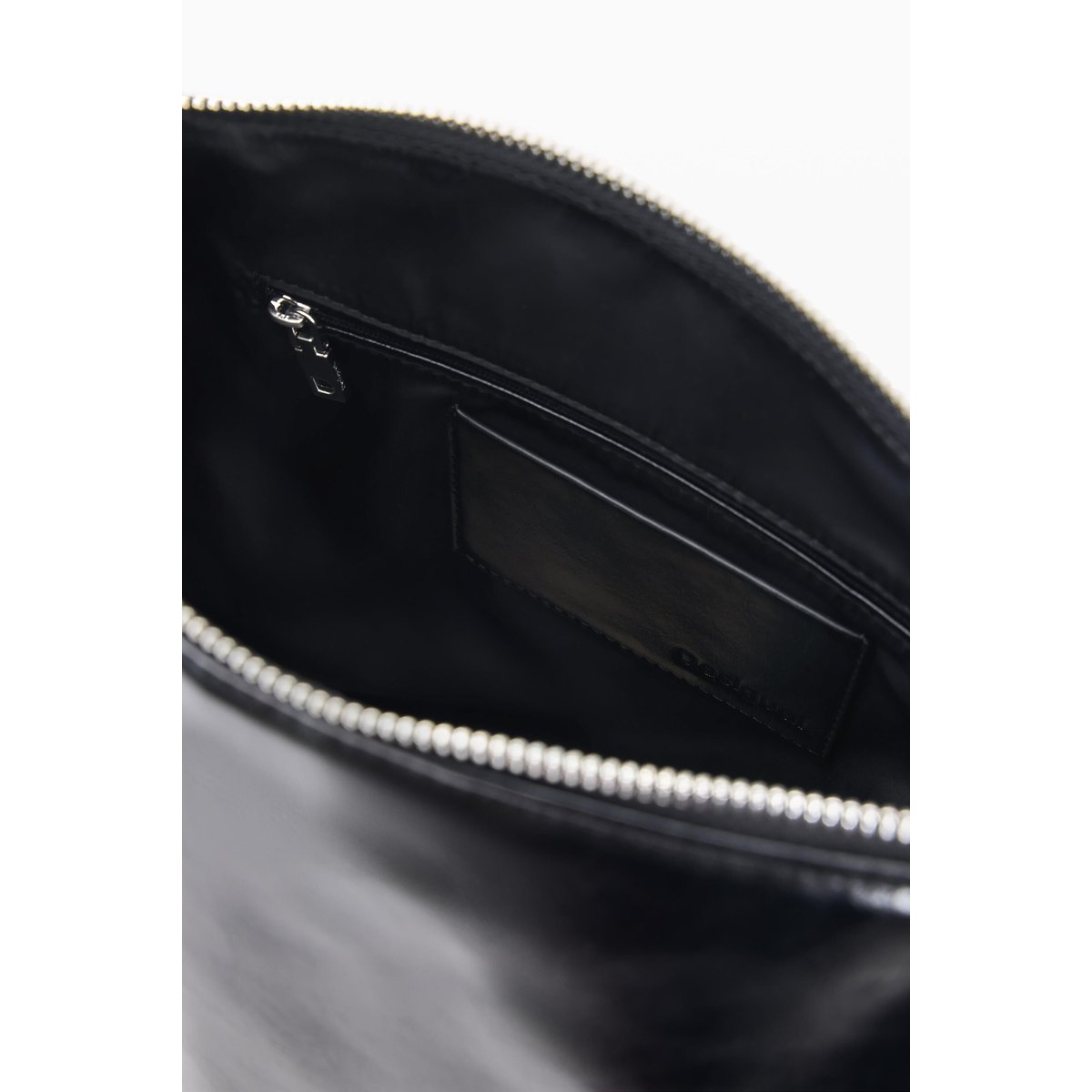 Grand sac effet cuir noir, DESIGUAL