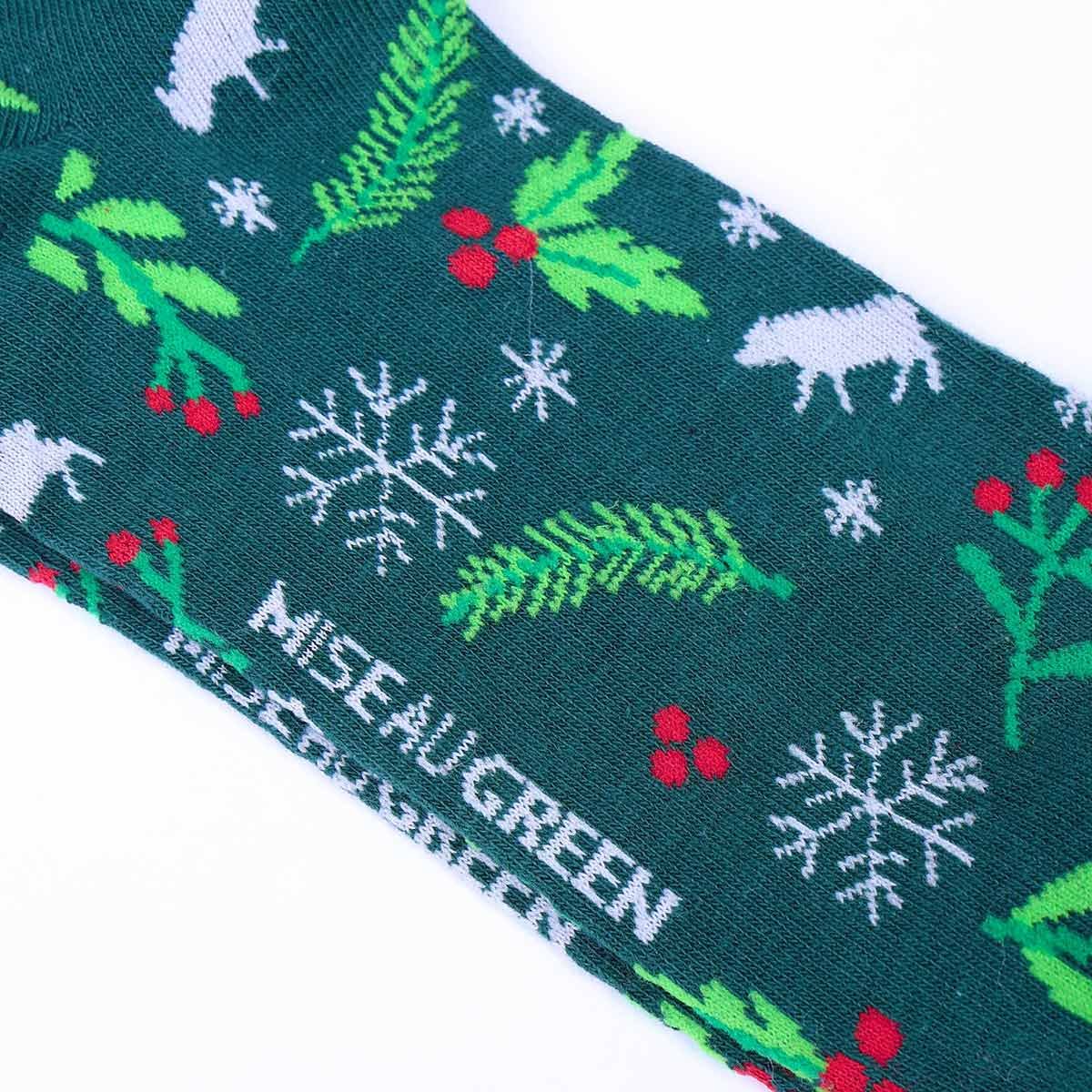 Chaussettes Noël vert, MISE AU GREEN