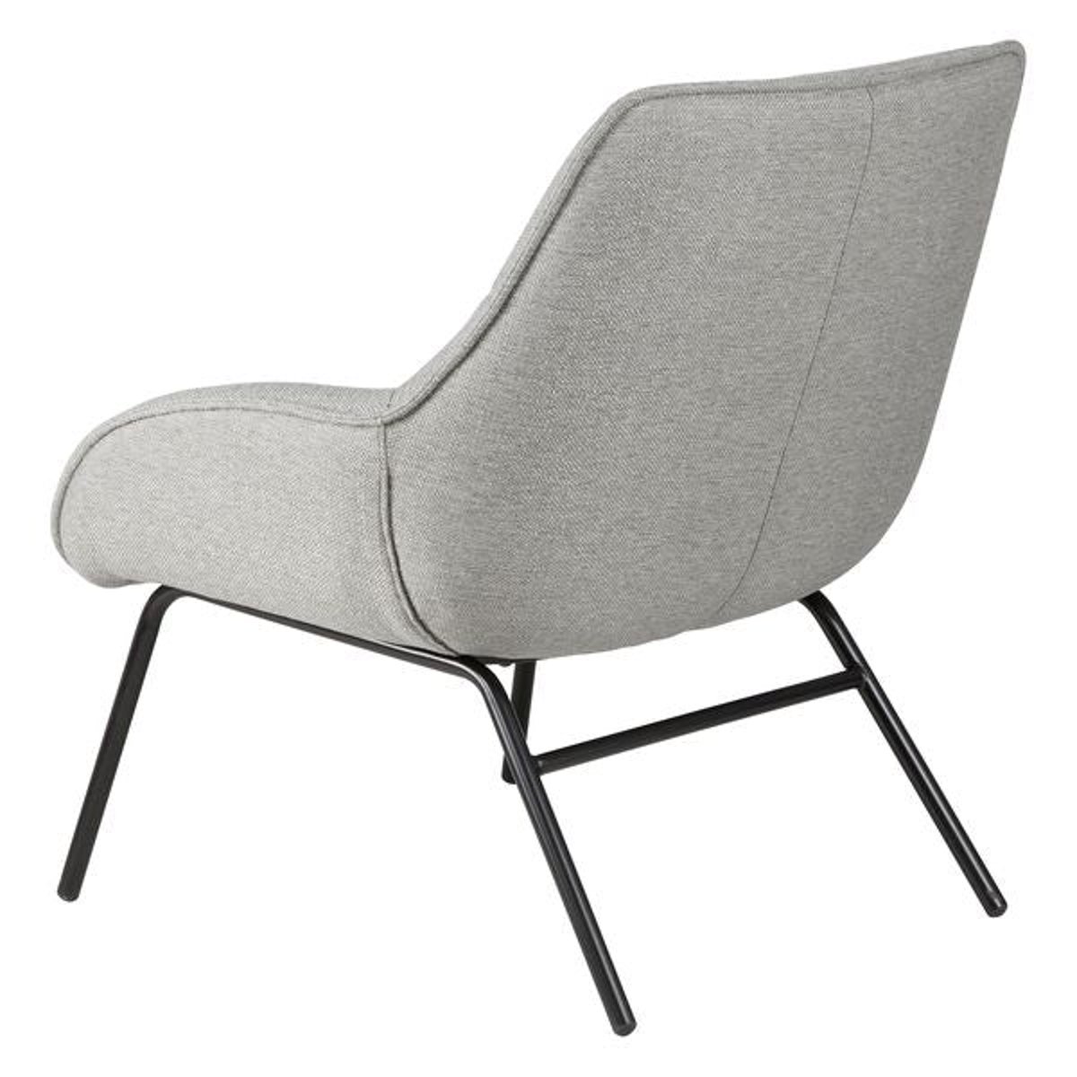 Fauteuil tissu gris clair, ZAGO