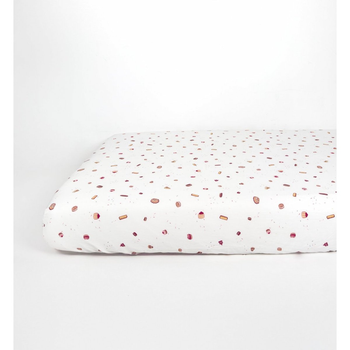 Drap housse lit bébé en coton bio, GOURMANDISES gourmandises, KADOLIS