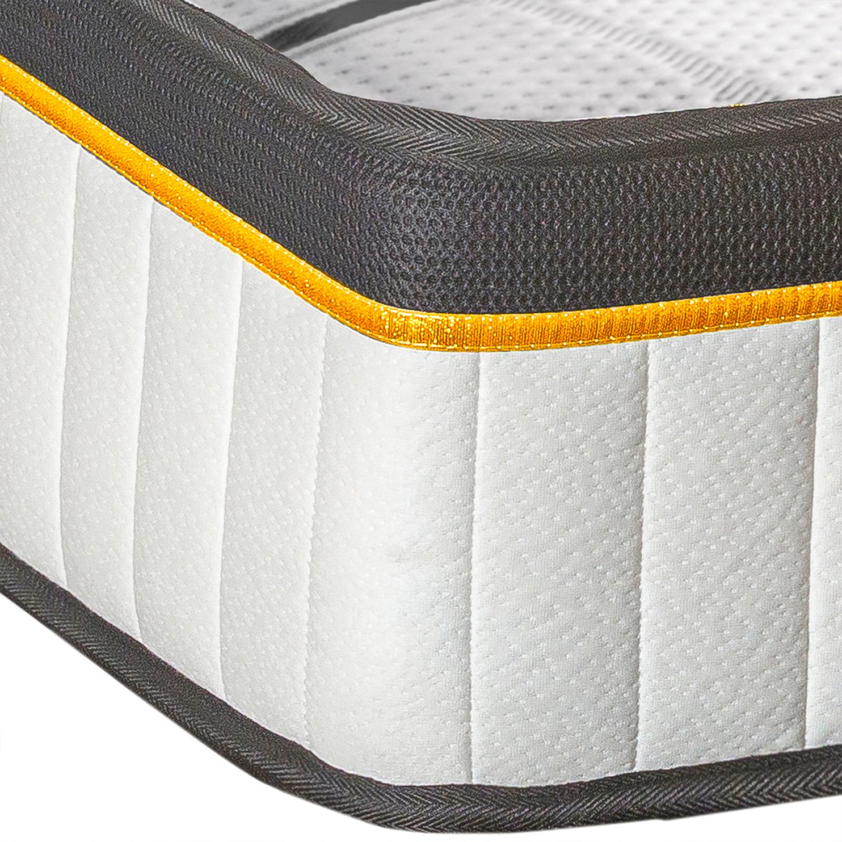 BELLECOUR LITERIE Matelas Ressorts Bellecour 3.0 90x190 cm Accueil Mémoire de forme blanc, BELLECOUR