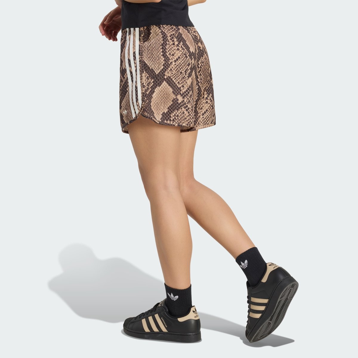 Short Satin Imprimé Serpent Short Satin Imprimé Serpent linen / magic beige, adidas Originals