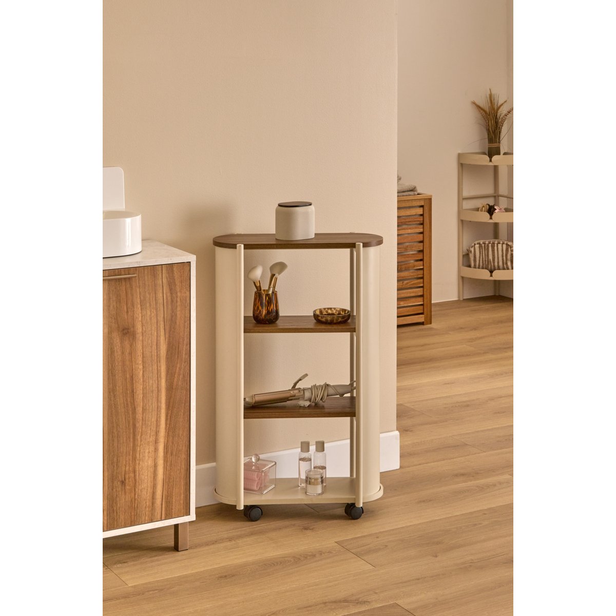 Desserte rectangulaire ARGILEO blanc, 5FIVE SIMPLY SMART