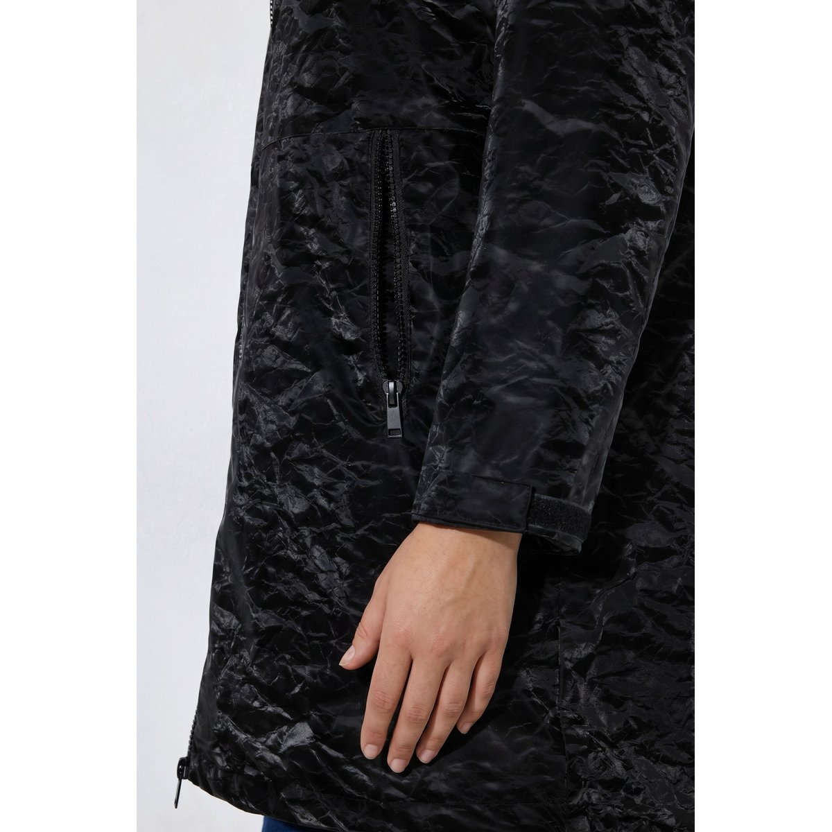 Veste Shiny déperlante noir, ULLA POPKEN
