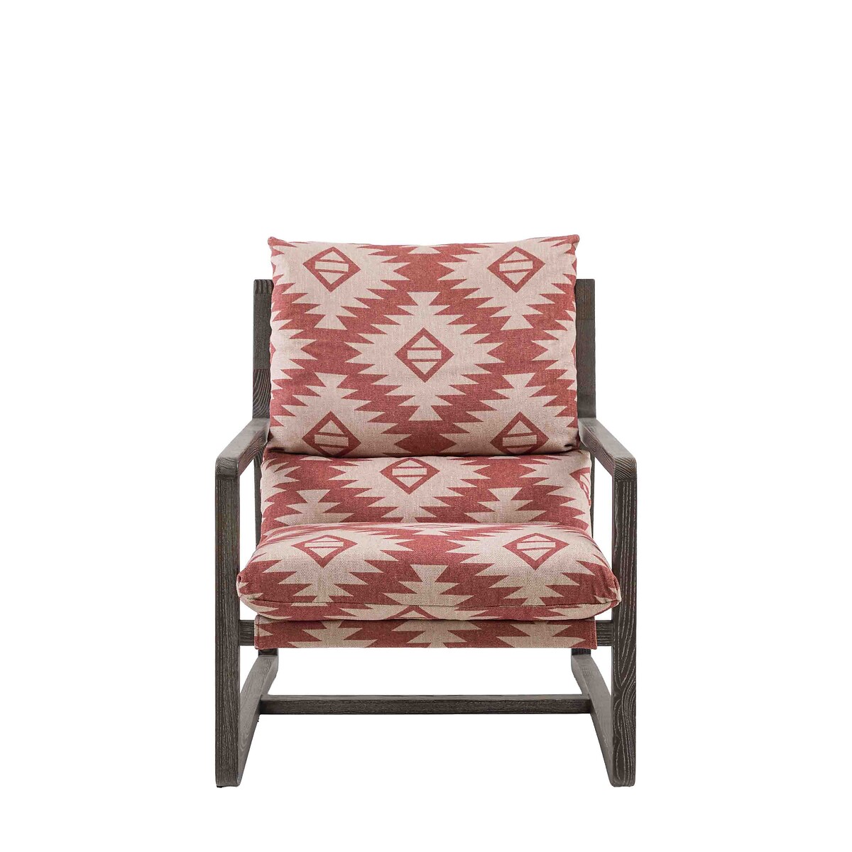Beverly Ash Wood Lounge Chair multi-coloured red, ÉDITÉ