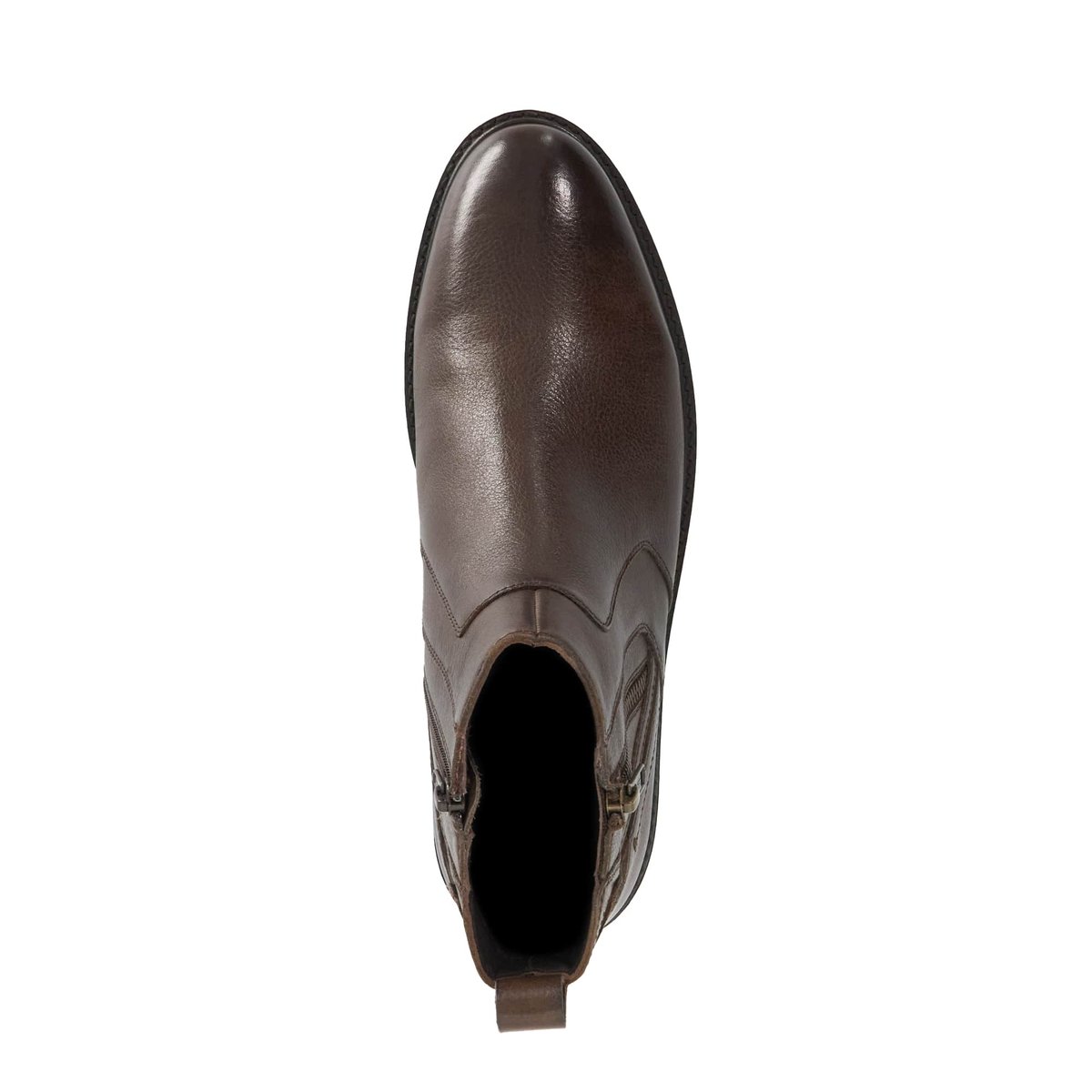 Bottines zippées - SCOUTER dark brown-leather, DUNE LONDON