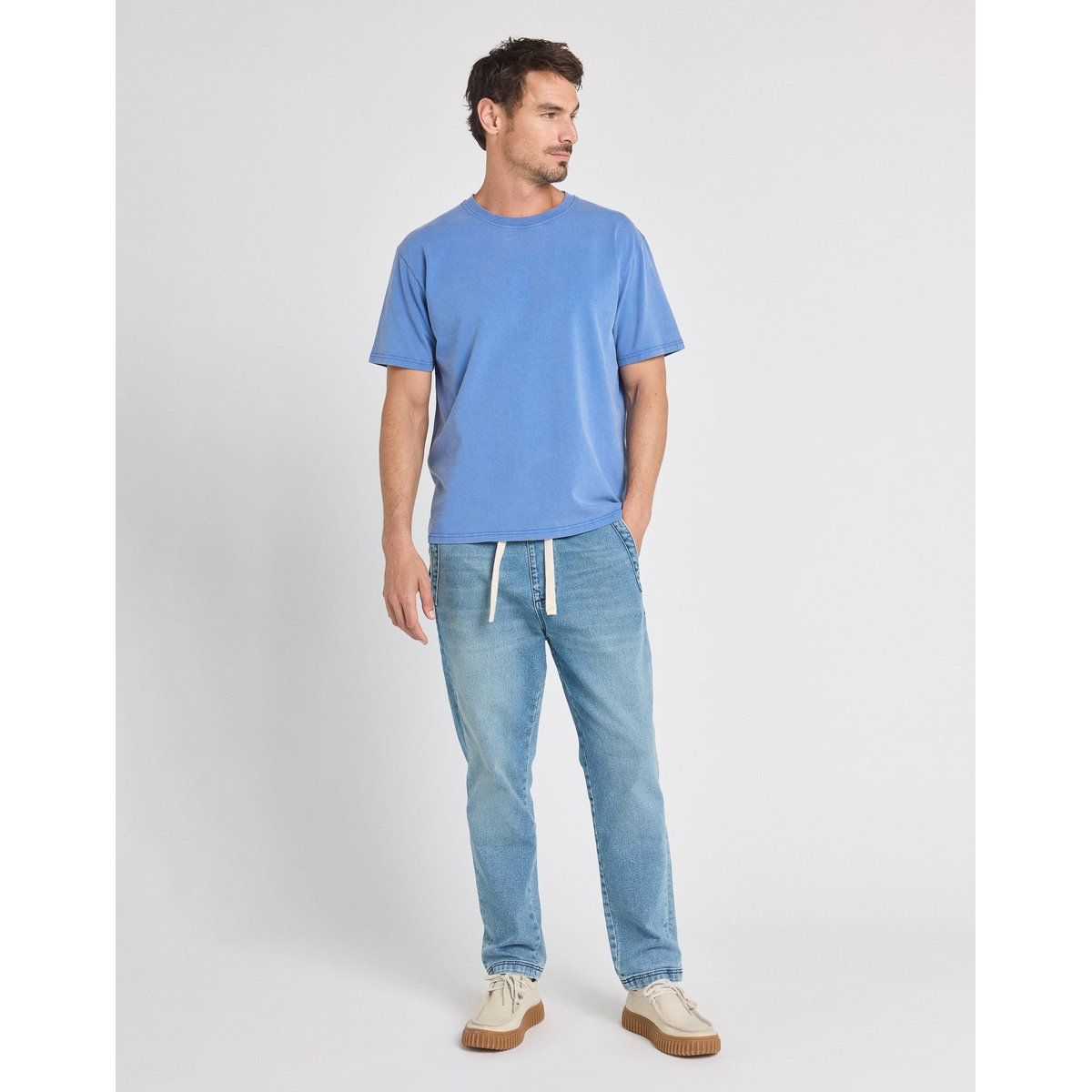 PANTALON LOOSE SUD bleu, PULLIN