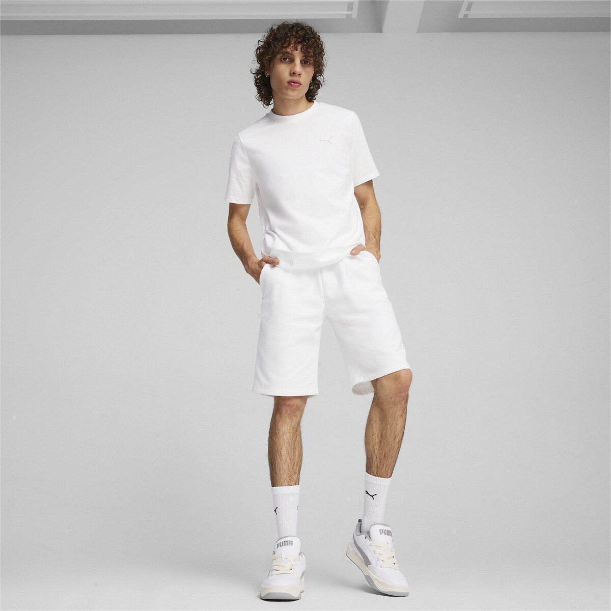 T-shirt Made In France et logo brodé blanc, PUMA