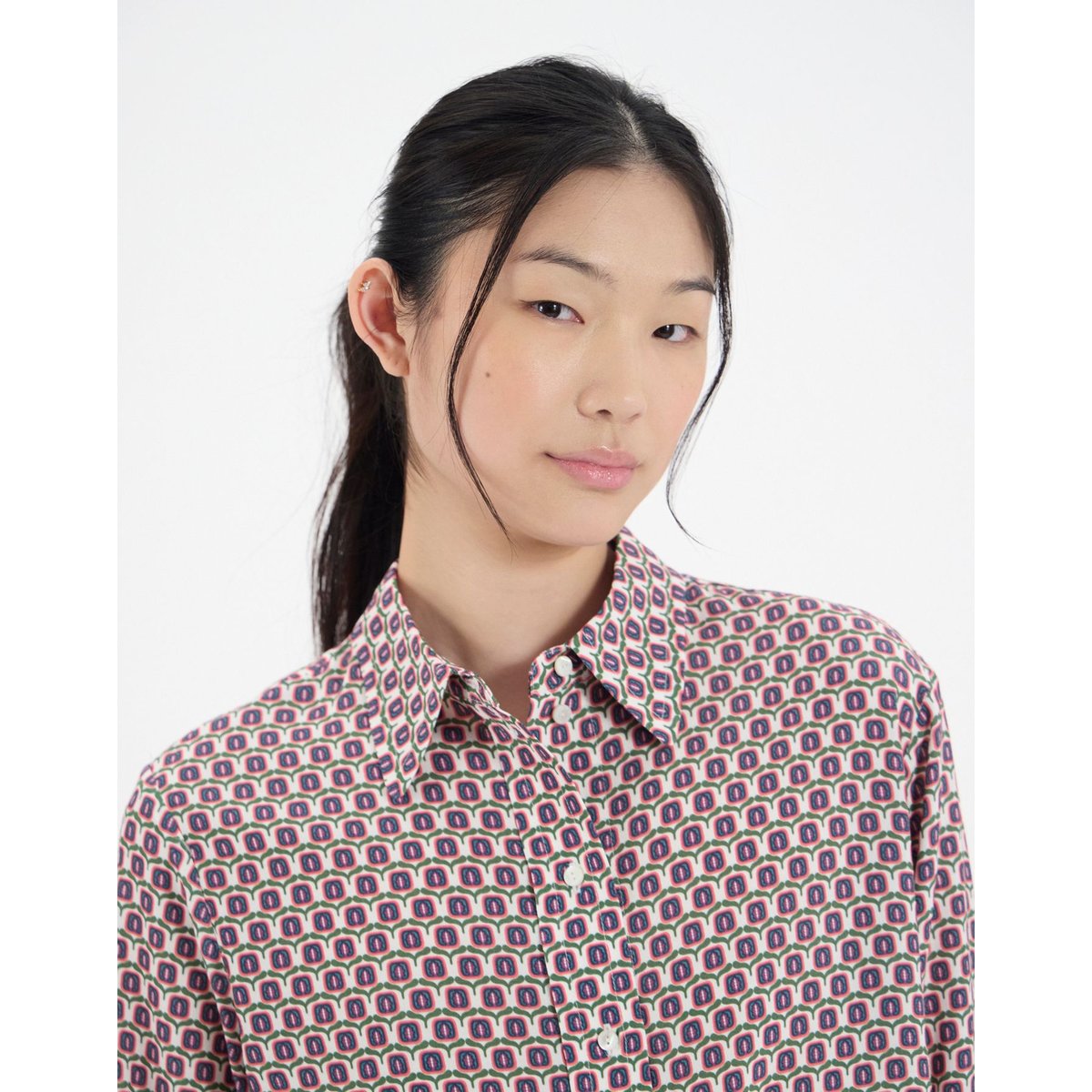 Chemise Maureen en viscose mélangée oakleef, INES DE LA FRESSANGE PARIS