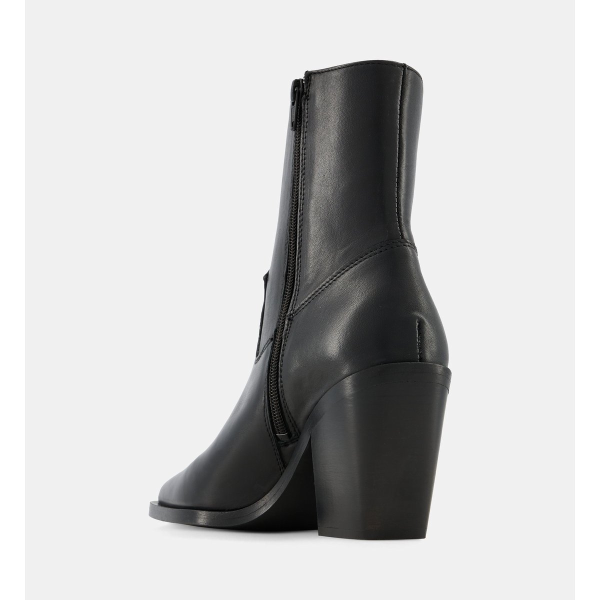 Bottines western chloé cuir noir, GALERIES LAFAYETTE