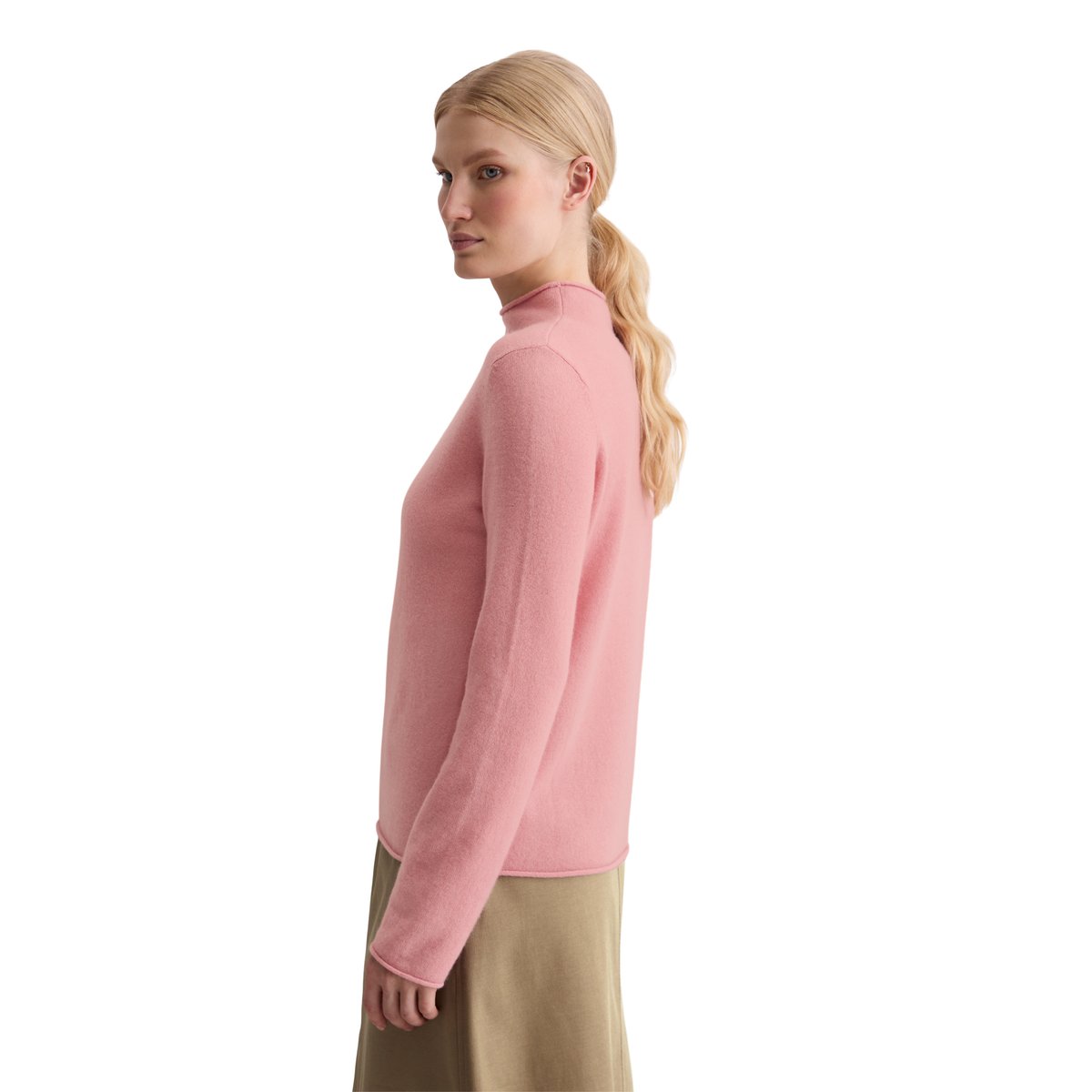 Pull en cachemire regular avec un grand confort de port rose, MARC O'POLO