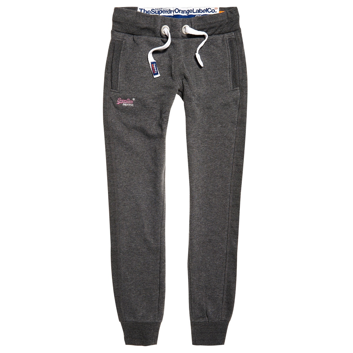 Pantalon De Jogging gris anthracite chiné, SUPERDRY