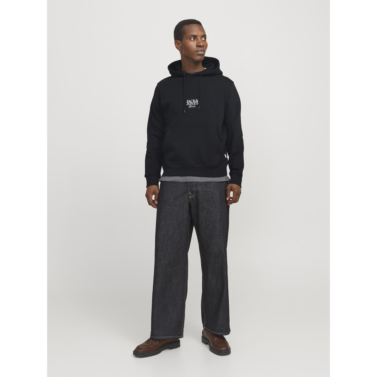 Sweat À Capuche noire - black, JACK & JONES