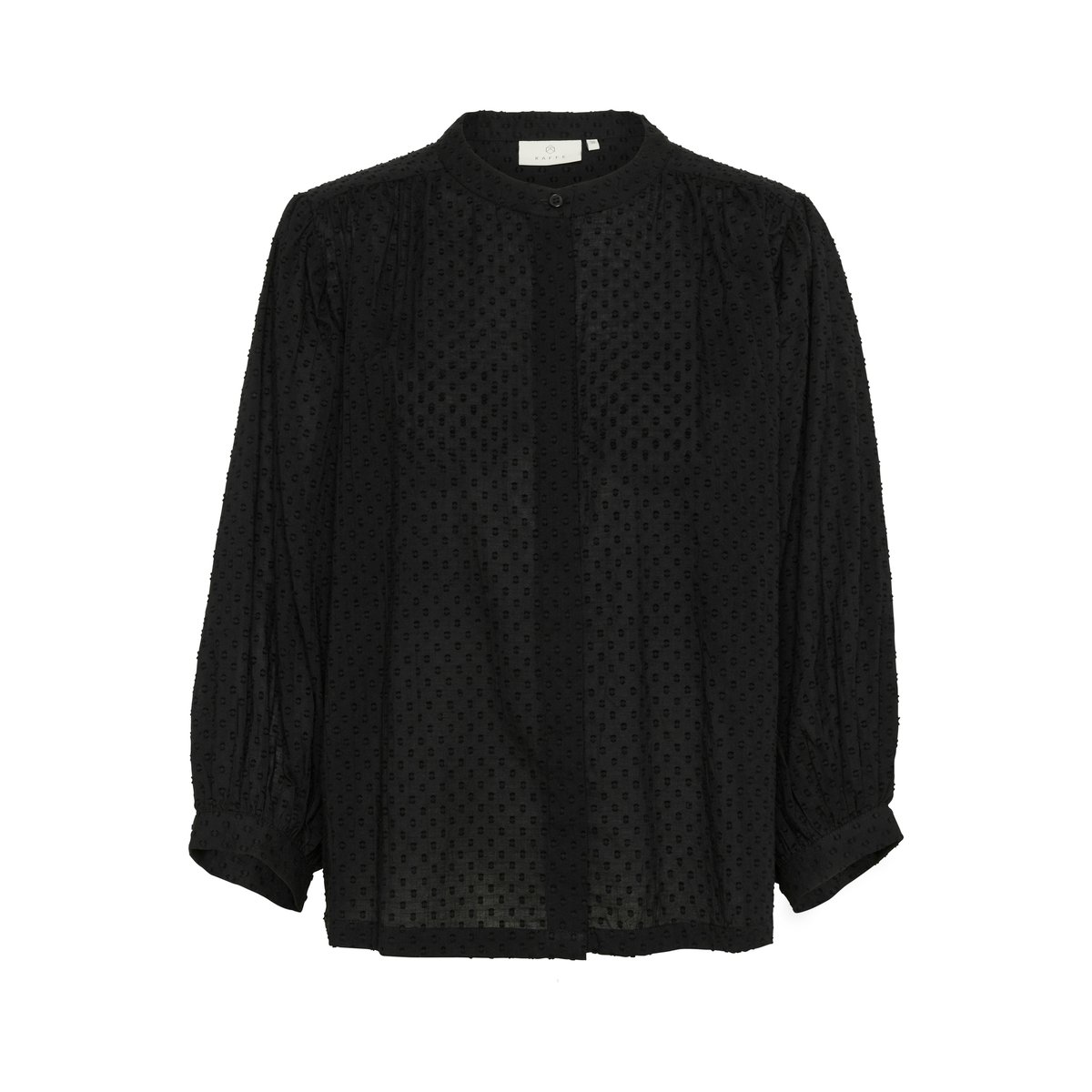 Long sleeved shirt noir black deep, KAFFE