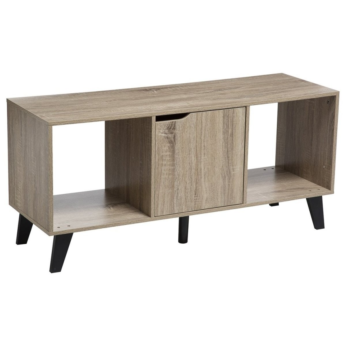 Meuble TV Mix naturel Ceda beige, ATMOSPHERA
