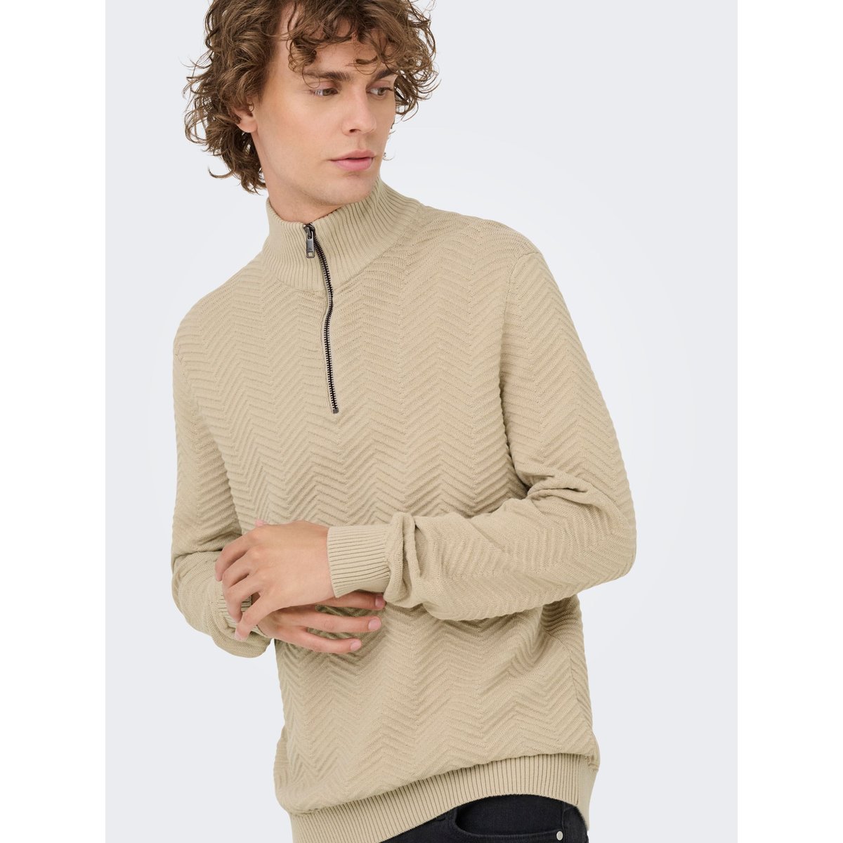 Pull En Maille silver lining, ONLY & SONS