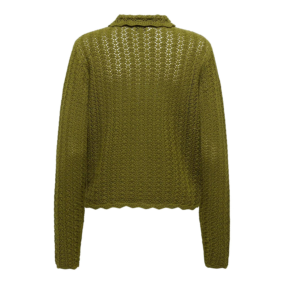 Cardigan all'uncinetto verde, JDY