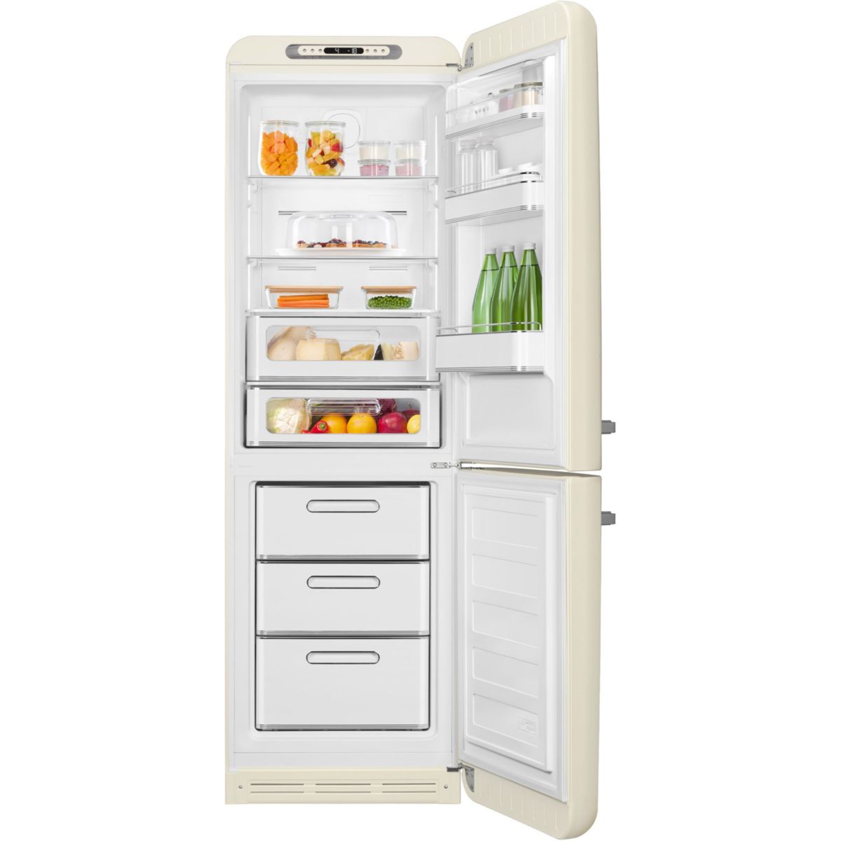 Réfrigérateur combiné FAB32RCR6 beige, SMEG