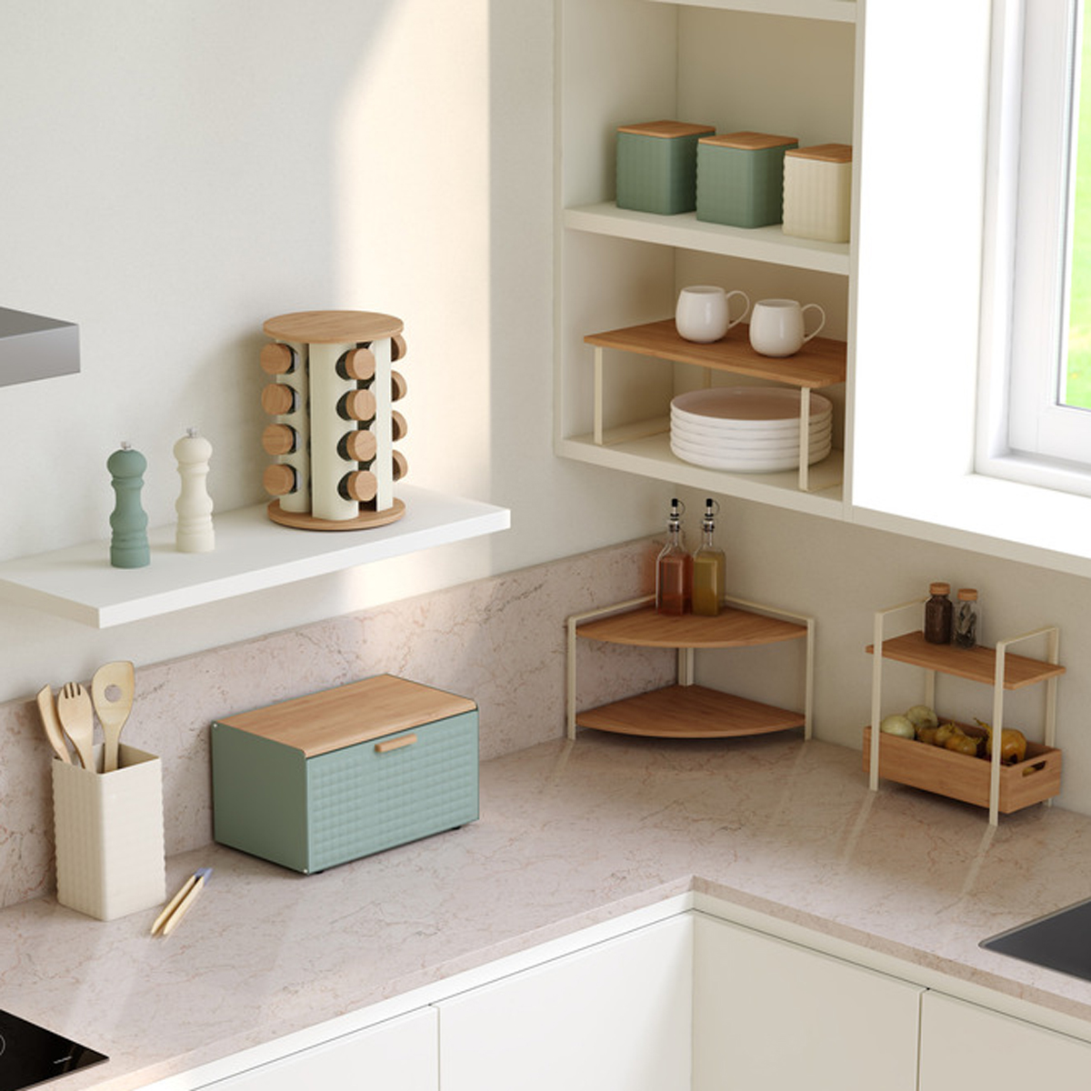 Etagère cube ORDERA beige, 5FIVE SIMPLY SMART
