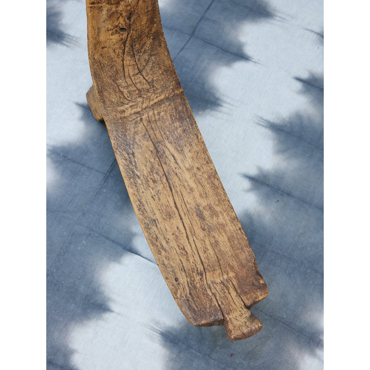 Assise exotique en bois Ernest N°1056 - Bon état bois foncé, DEBONGOUT