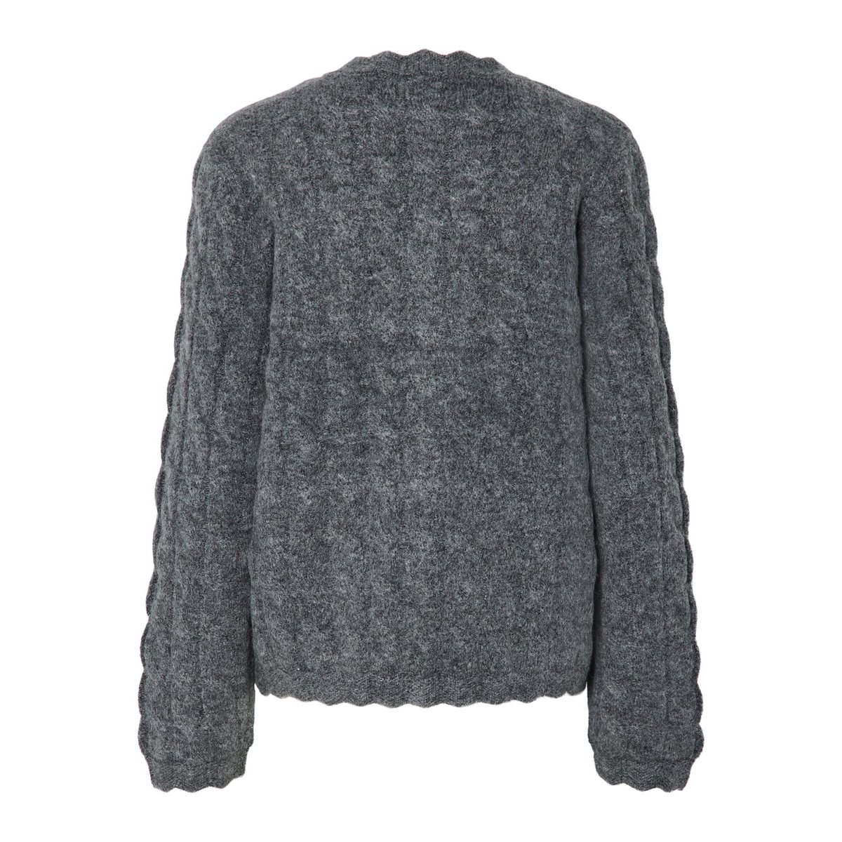 Cardigan En Maille dark grey melange, YAS