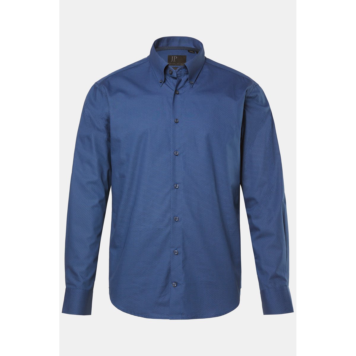 Chemise micro-imprimé bleu marine, JP1880