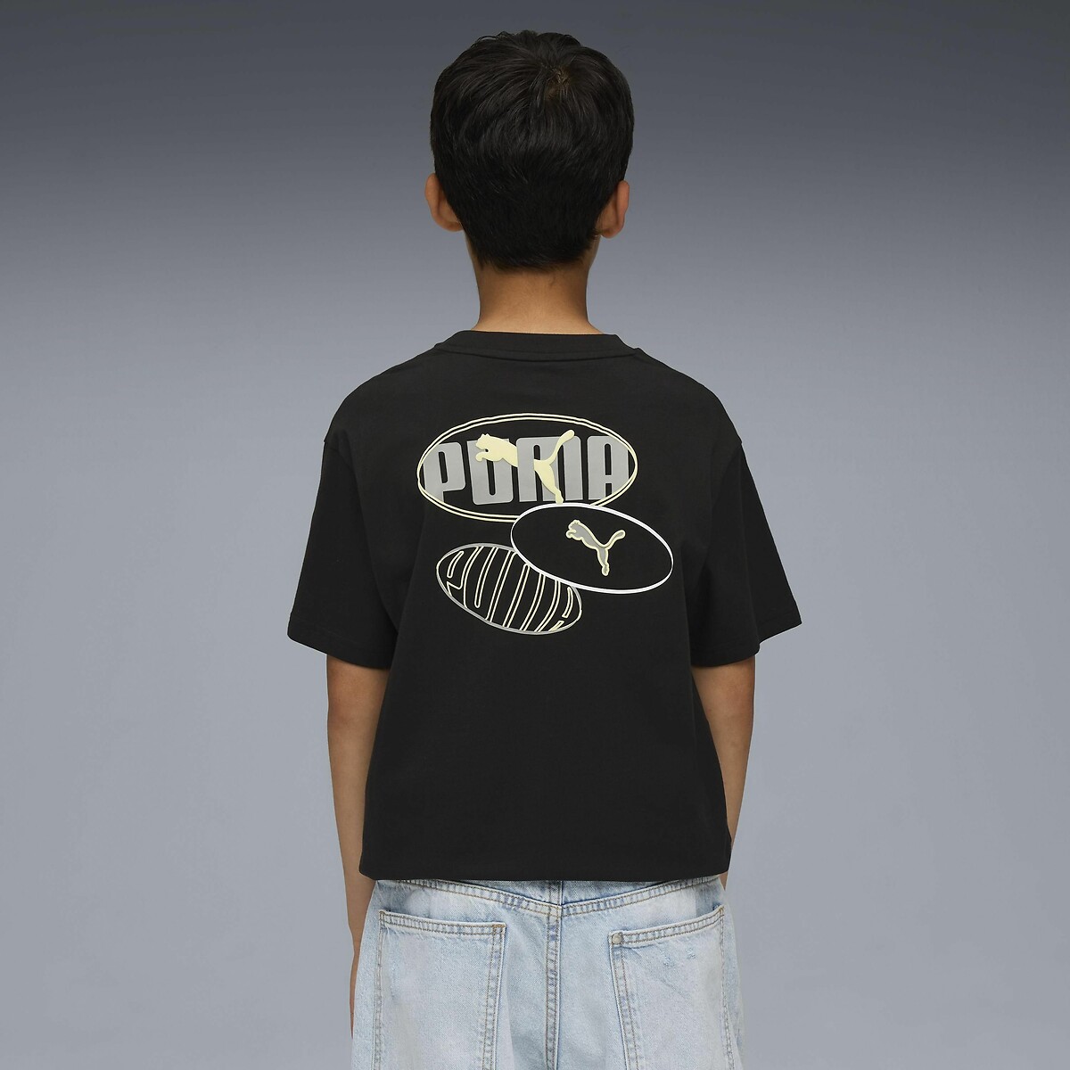 T-shirt met korte mouwen zwart, PUMA