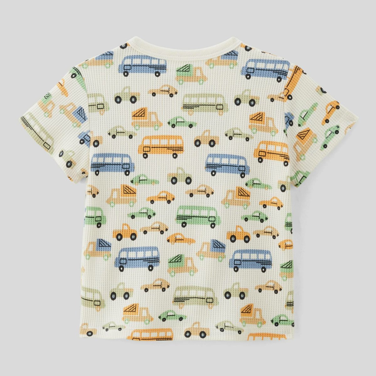 T-shirt manches courtes imprimé en coton BIO GOTS naturel, BOUT'CHOU