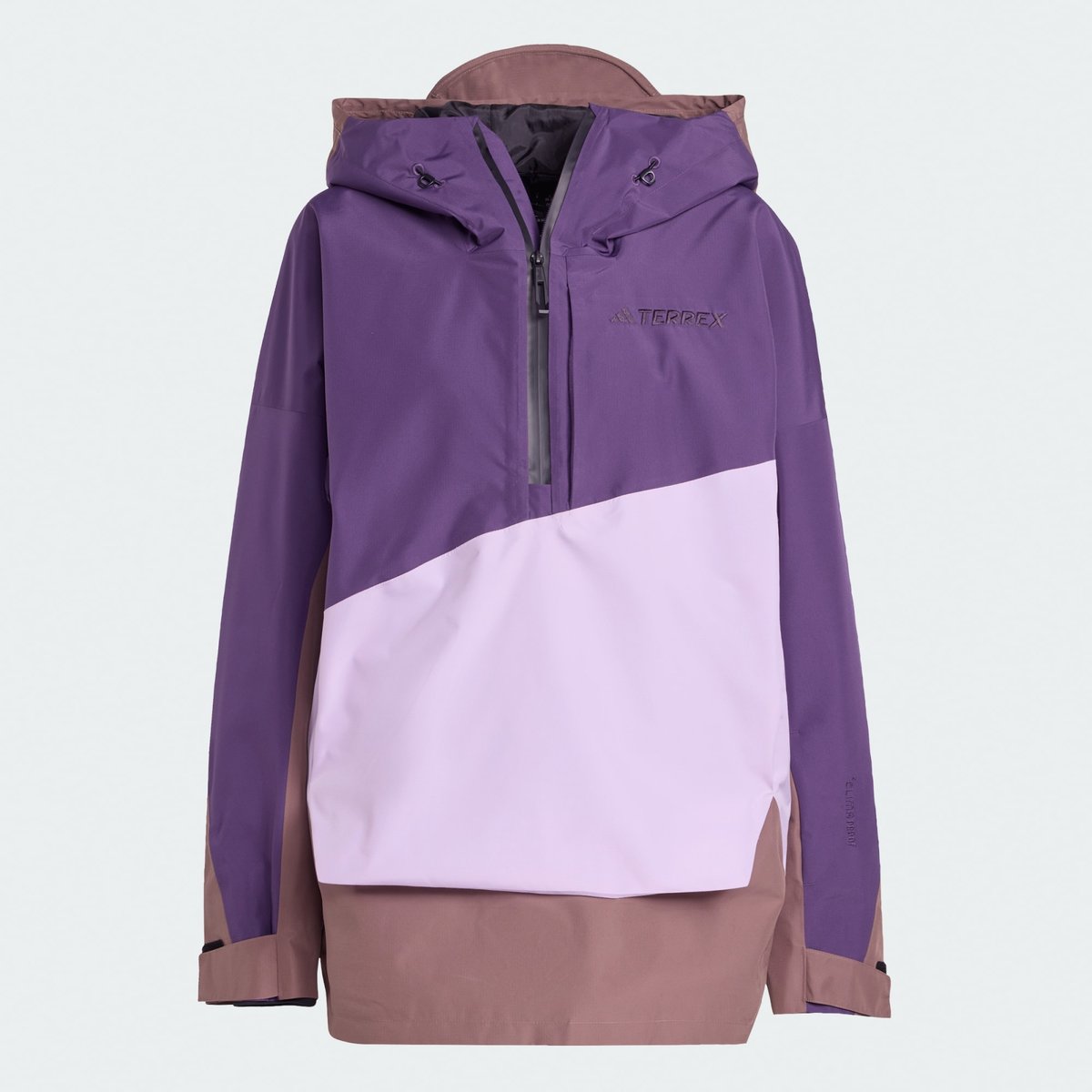 Anorak Doublé Terrex Xploric 2 Couches Climaproof Anorak Doublé Terrex Xploric 2 Couches Climaproof powder plum / aurora plum / earth strata, adidas Performance