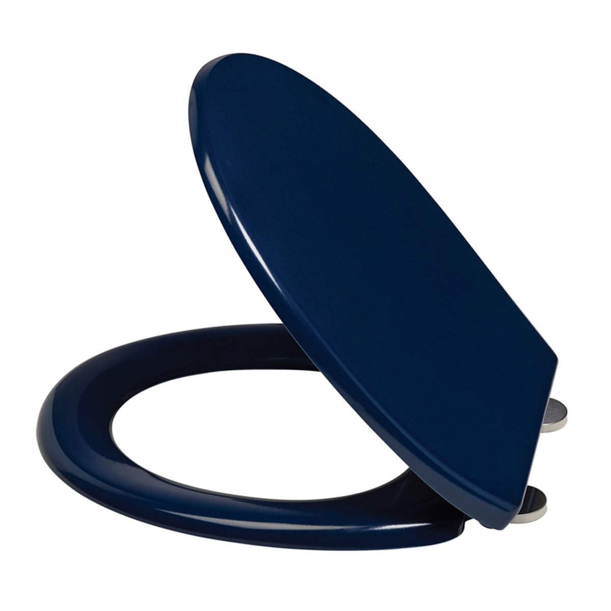 Abattant WC - GLOSSY bleu, ROSSIGNOL