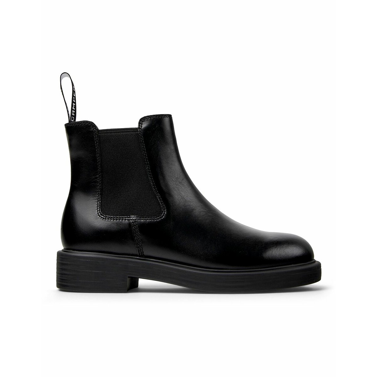Bottines chelsea Dean en cuir noir, CAMPER