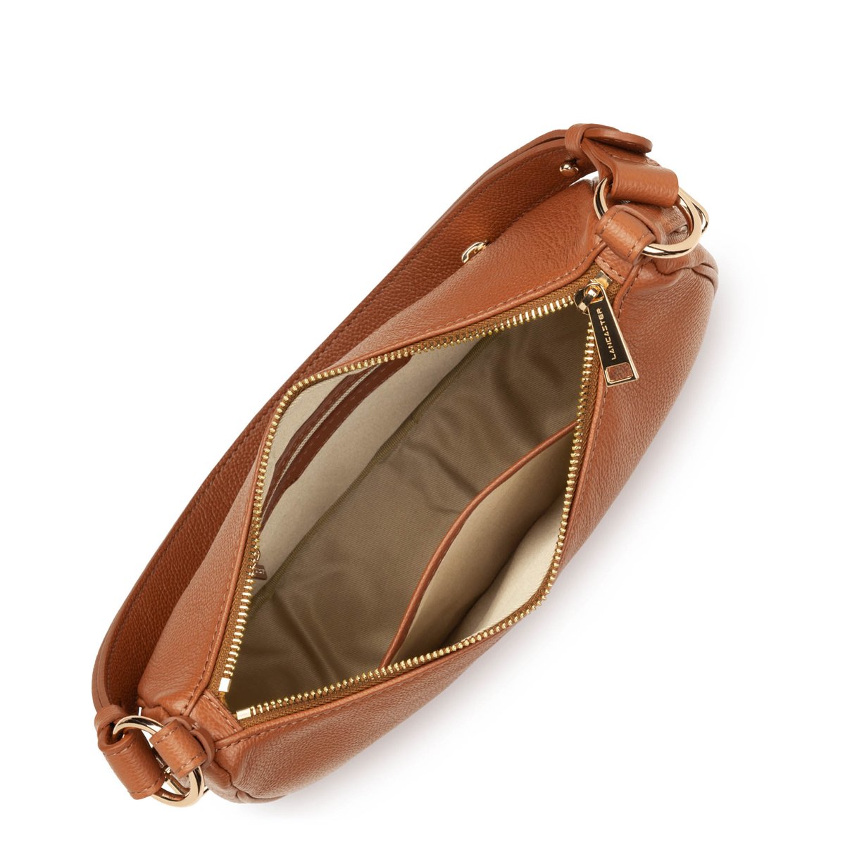 Sac besace MILANO ARIA camel, LANCASTER