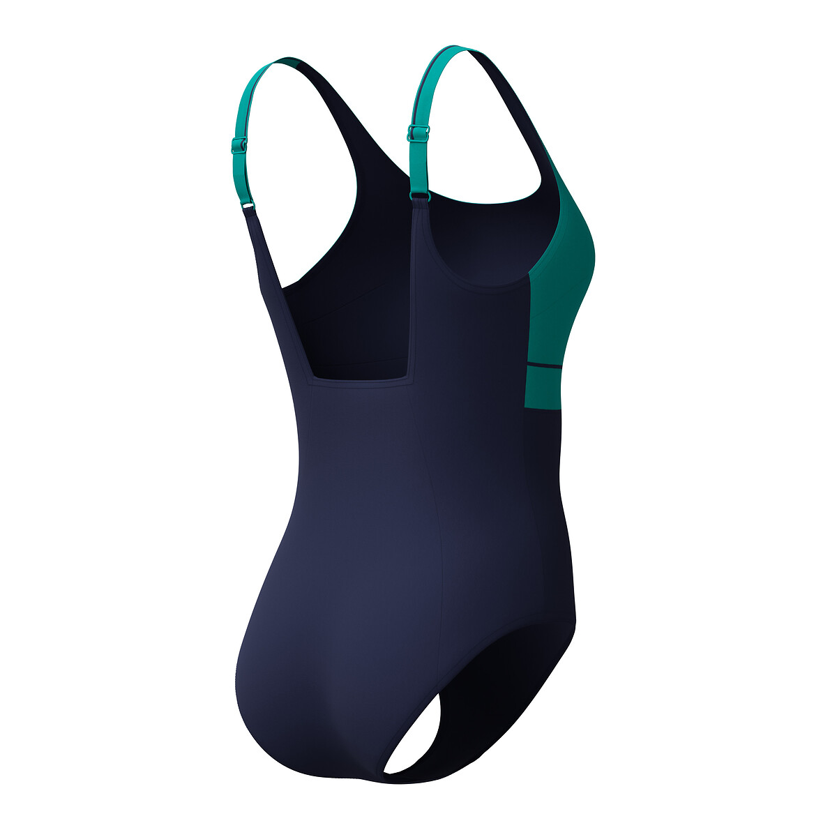 Contour Eclipse Swimsuit teal blue/navy, SPEEDO