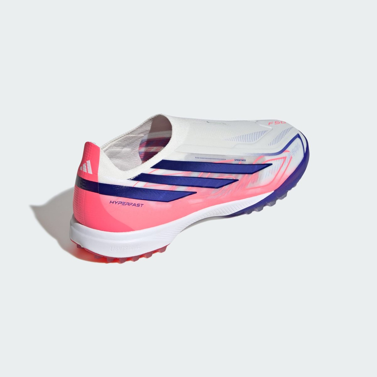 Chaussure De Football Sans Lacets F50 Hyperfast Pro Turf Chaussure De Football Sans Lacets F50 Hyperfast Pro Turf cloud white / solar purple / solar turbo, adidas Performance