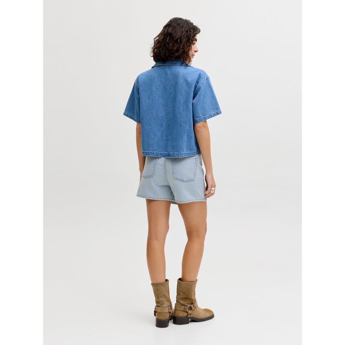Jupe-Short light blue denim, JJXX