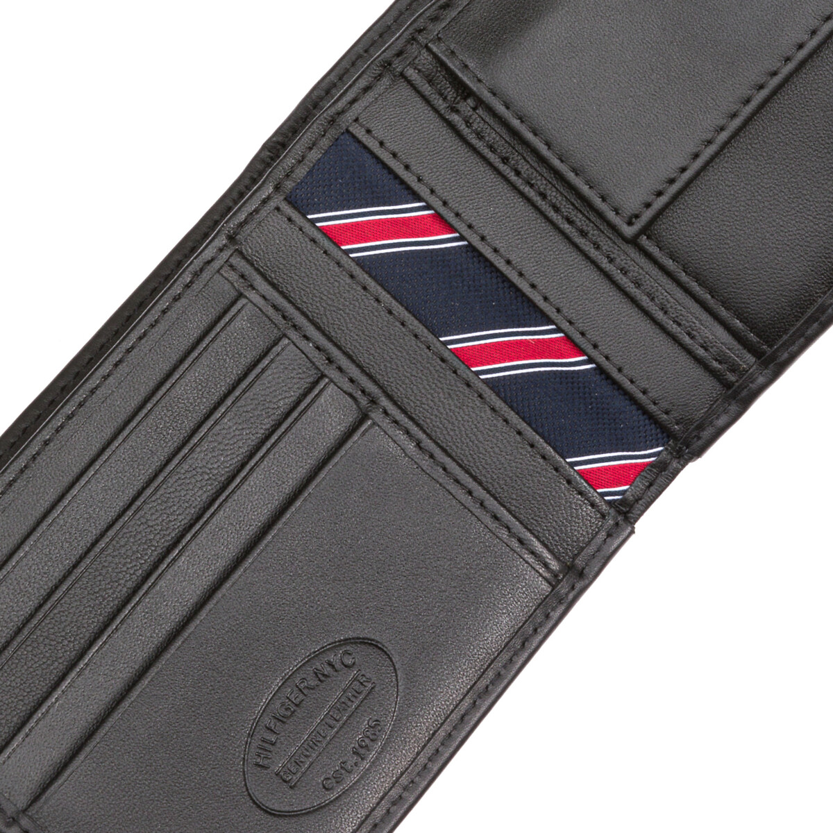 Cofanetto regalo portafoglio e portachiavi nero , TOMMY HILFIGER