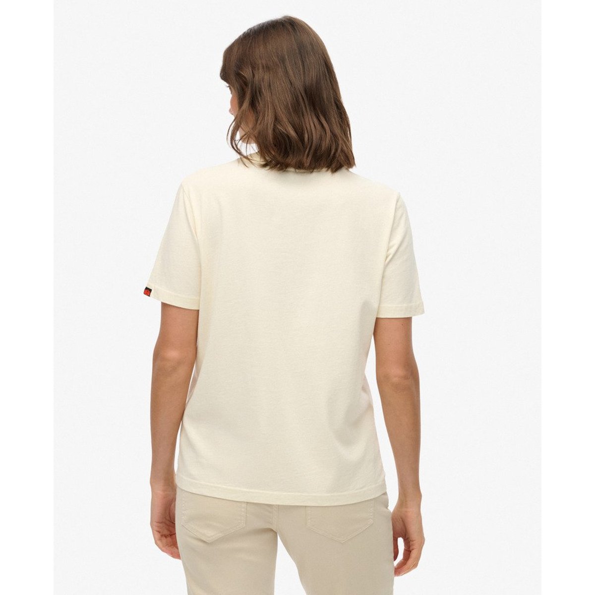 T-shirt décontracté Old School Tattoo crème, SUPERDRY