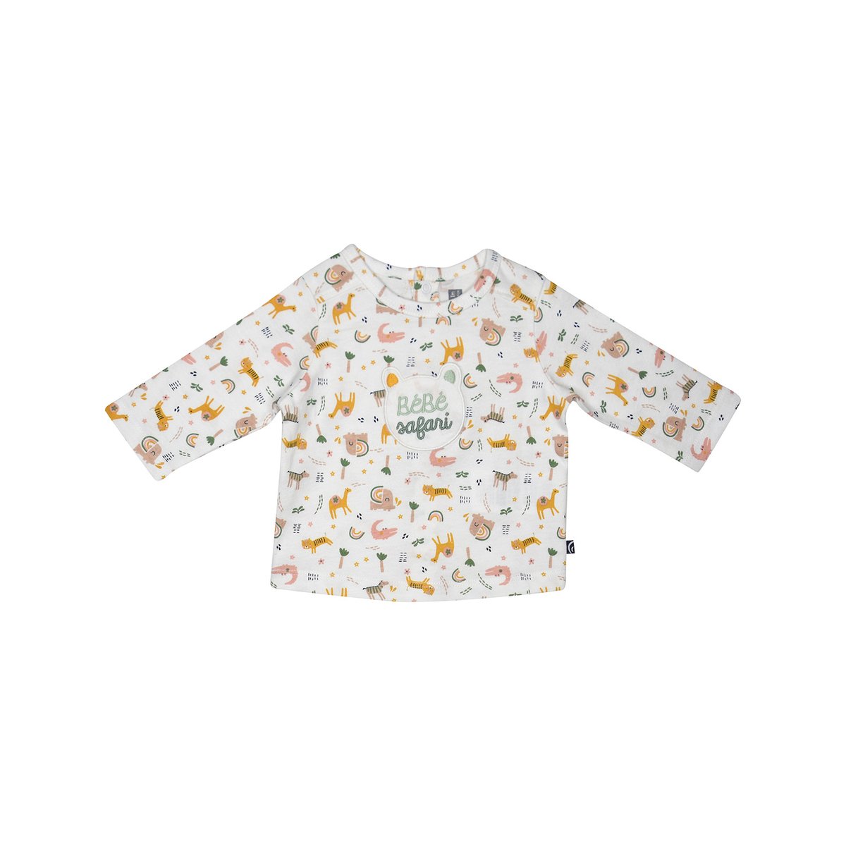 Tee shirt pantalon lambert manches longues naissance blanc, SUCRE D'ORGE